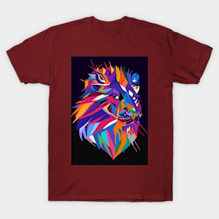 Lion animals art T-Shirt